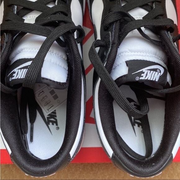 Nike Dunk Low Retro Black/White Shoes, Size 9 US/8 UK - Picture 6 of 12